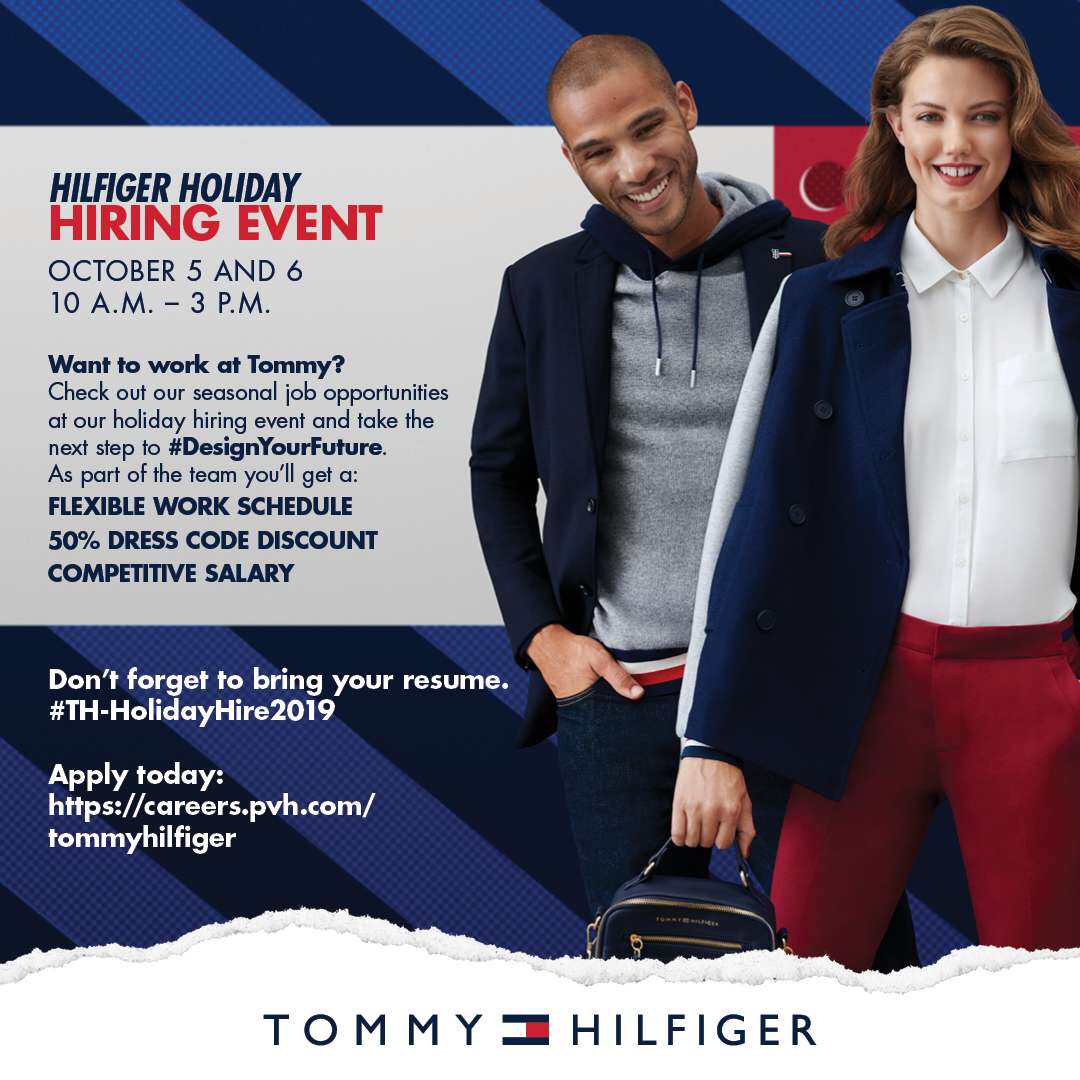 efterklang Hvornår ganske enkelt Tommy Hilfiger Seasonal Hiring Event at Tommy Hilfiger Stores this weekend  | queennandini